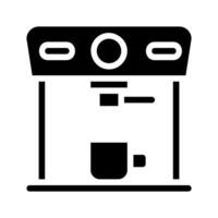 Espresso coffee machine icon. Concept of coffee making and morning routine. vector