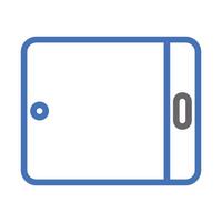 Tablet computer icon. Concept of technology, communication, and digital device. vector