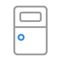 Simple door icon. Concept of access, entrance, and exit. vector