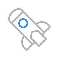 Rocket icon. Concept of startup, project launch, and business boost. vector