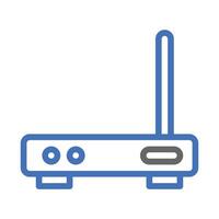 Wireless router icon. Concept of internet connection and network. vector