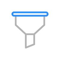 Funnel icon, data filter concept, lead generation, sales conversion, marketing symbol. vector