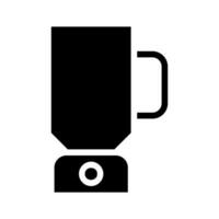 Blender icon for smoothie and juice. Concept of healthy lifestyle and diet. vector