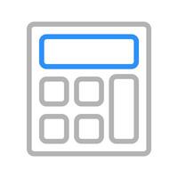 Calculator icon, accounting, and calculation concept. vector