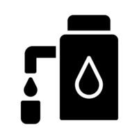 Water filter icon. Concept of clean water, filtration, and purification. vector