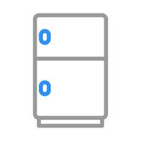 Refrigerator icon. Concept of food storage and preservation. vector