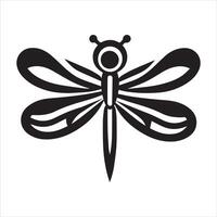 Soft and Elegant Dragonfly Insect Artwork vector