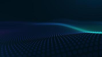 Gradient Wave Dots Background video