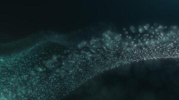 aqua fluxo em cascata digital dinâmica video