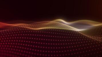 Golden Horizon Dynamic Glow in Rhythmic Motion video