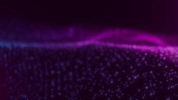 bstract Violet and Blue Particle Wave Animation video