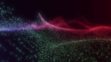 Dynamic Harmony of Red and Cyan Particles video