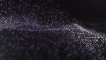 Subtle Lavender Particle Flow with Soft Glow and Depth video