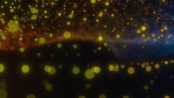 Golden and Yellow Particle Burst with Gradient Flow video