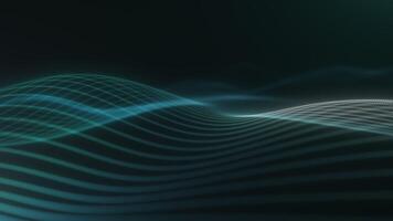 Abstract Blue Gradient Particle Wave Background video