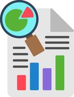 Analysis Flat Icon vector
