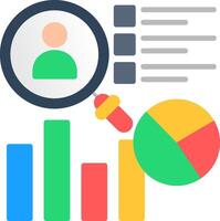Analytics Flat Icon vector