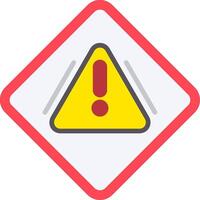 Precaution Flat Icon vector