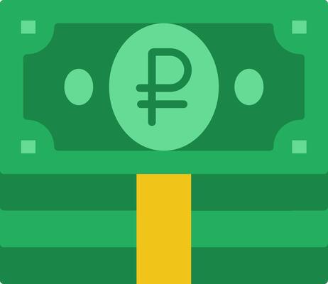 Ruble Flat Icon