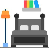 Bed Flat Icon vector
