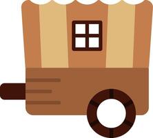 Cart Flat Icon vector