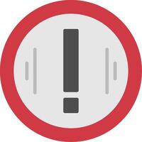Alert Flat Icon vector