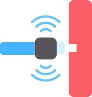 Proximity Sensor Flat Icon vector