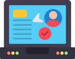Send Flat Icon vector