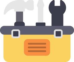 Toolbox Flat Icon vector