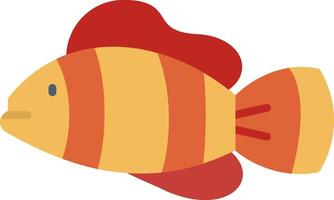 Clownfish Flat Icon vector