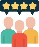 Grouping Flat Icon vector