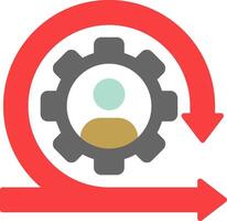 Scrum Flat Icon vector