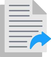 Send Flat Icon vector