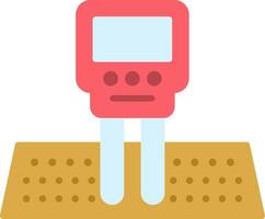 Soil Moisture Sensor Flat Icon vector