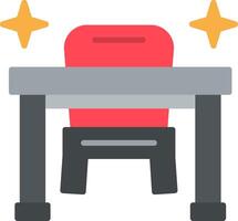 Table Flat Icon vector