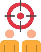 Target Flat Icon vector