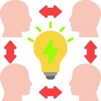Collaboration Flat Icon vector