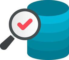 Database Management Flat Icon vector