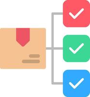 Distribution Flat Icon vector