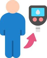 Diabetes Flat Icon vector