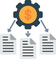 Derivative Flat Icon vector