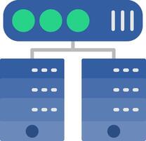 Network Connection Flat Icon vector