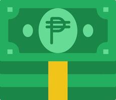 Philippine Peso Flat Icon vector