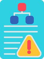Scenario Flat Icon vector