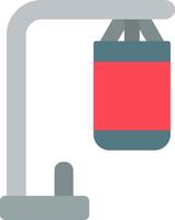 Punch Ball Flat Icon vector
