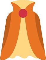 Cape Flat Icon vector