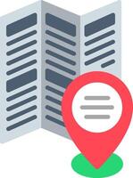 Brochures Flat Icon vector