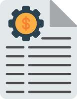 Data Content Standards Flat Icon vector