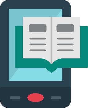 Elearning Flat Icon vector