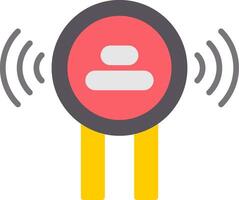 Ldr Sensor Flat Icon vector